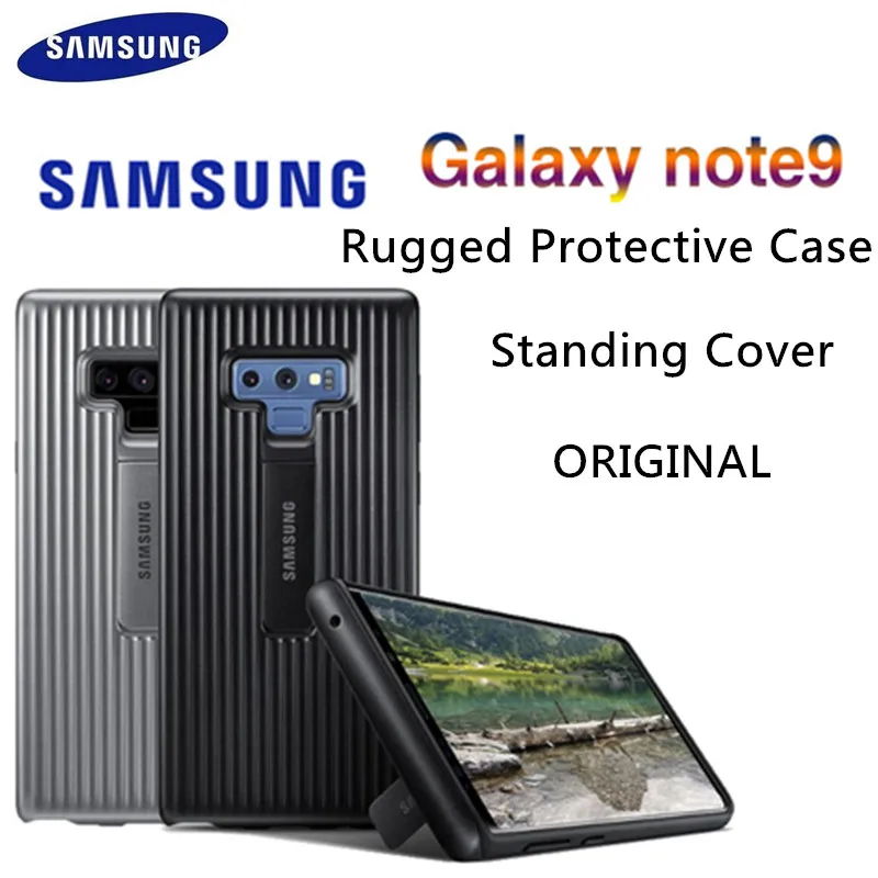 

100% GENUINE Samsung Galaxy Note9 Standing Protective Cover Rugged Kickstand Case EF-RN960 SM-N960 Hard Back Luxury Ultra-thin