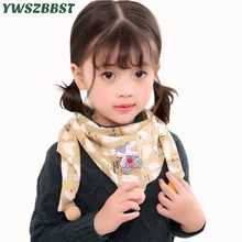 Модный хлопковый детский треугольный шарф со звездами и бантом, детские нагрудники с принтом, шарф для маленьких девочек и мальчиков, осенне-зимний детский шарф, детская одежда