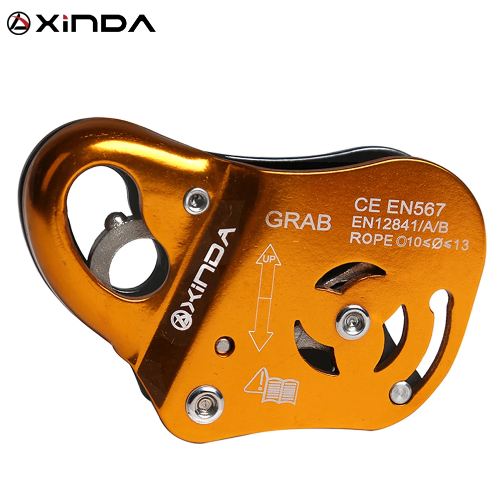 

XINDA Brand Rock Climb Asending & Descending Safety Equipment Removable Rope Gripper Automatic Lock Anti Fall Protctive Gear
