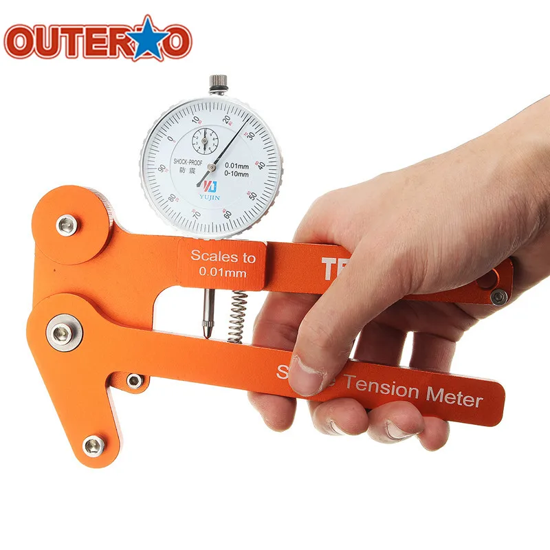 

New Digital Scale 0.01mm Bicycle Spoke Tension Wheel Builders Tool Bike Electronic Indicator Attrezi Meter Tensiometer 19x11cm