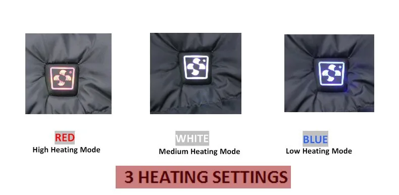 7.4V 4200mAh Electric Heated Vest Men Soft Shell Waterproof Windproof Winter Ski Snow Sportswear Thermal Warm Veste Mens Black NECK BACK HEATED VEST
