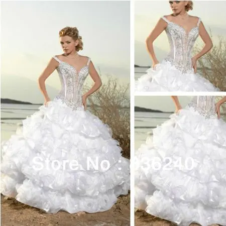 2014 Romantic High Fashion Portrait Luxurious Stunning Transparent Corset Wedding Gowns Corset Style Wedding Gown Corset Steelcorset Bodice Wedding Gowns Aliexpress