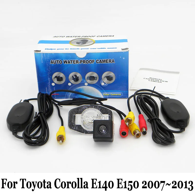 

Car Rear View Camera For Toyota Corolla E140 E150 2007~2013 / RCA AUX Wire Or Wireless / HD Night Vision Rearview Parking Camera