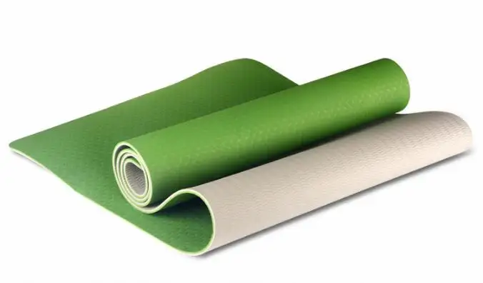 Grass Green 8 расцветок TPE коврик для йоги нескользящие спортивные Фитнес упражнения пилатес тренажерный зал для начинающих окружающей среды Фитнес гимнастика коврики - Цвет: Grass Green