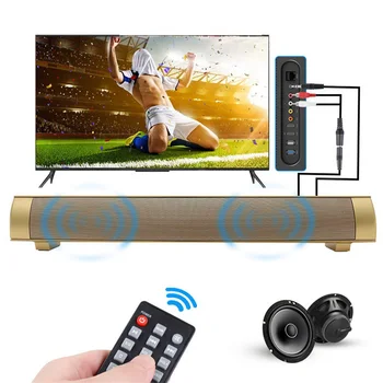 

Bluetooth Soundbar Home Theater Subwoofer Wireless Sound bar speaker MP3 Decoder Stereo Audio System Music For TV Phone