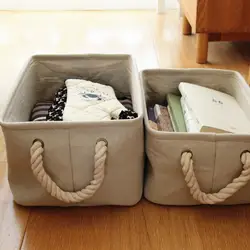 Складной белье корзина для хранения японский Стиль грязную одежду хранения корзина для белья разное органайзер для игрушек Home коробка для