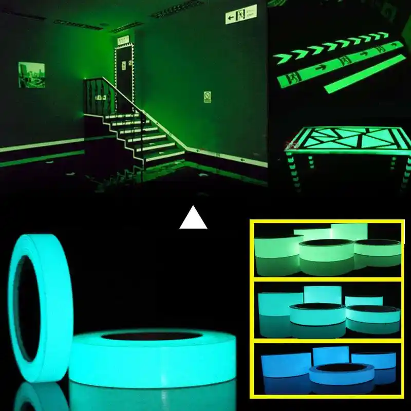20MM 3M Luminous Tape Self adhesive Tape Night Vision Glow In Dark