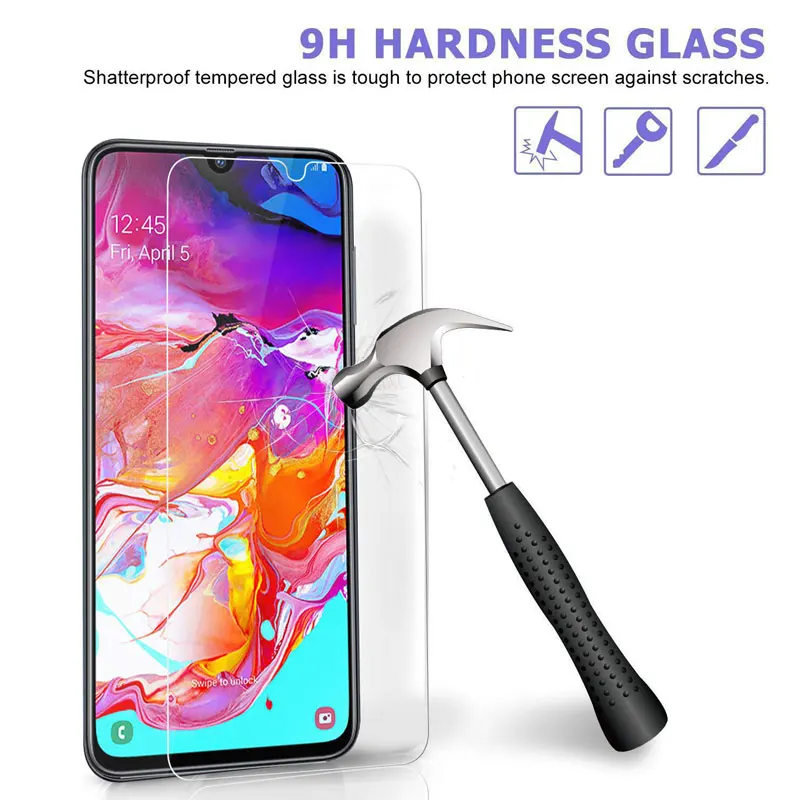 

Samsung A10 A20 A30 A40 A50 A60 A70 A80 A90 Glass Screen Protector 2.5D 9H Tempered Glass For Samsung Galaxy A8 A9 HD Protector