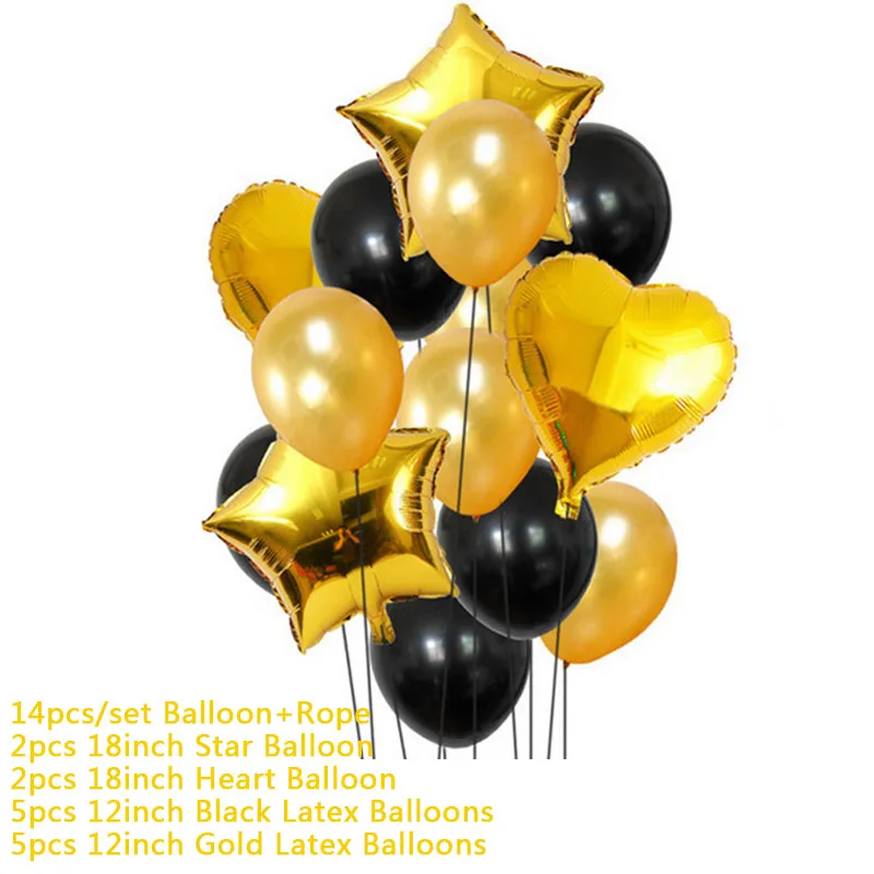 Hoomall-10-14PCs-Confetti-Air-Balloons-With-Rope-Heart-Star-Gold-Champagne-Latex-Helium-Balloon-Wedding(14)