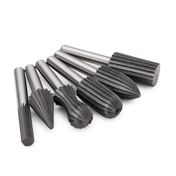 

6pcs 6mm Shank Engraving Grinding Bit Carbide Rotary File Cutter For Rotary Tools
