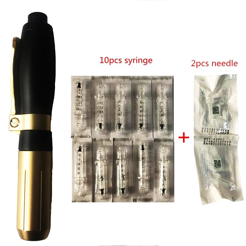 

Atomizer Hyaluronic Acid Pen Meso Pen Beauty Tool Continuous High Pressure for Anti Wrinkle Lifting Lip Hyaluron Gun Injection