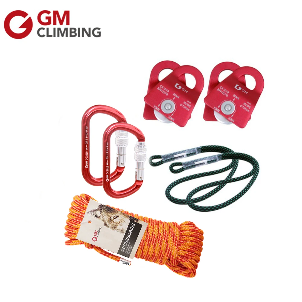 

New Hauling Pulley System 18" Prusik Loop with Progress Capture For Rescue Arborist Climbing Rigging