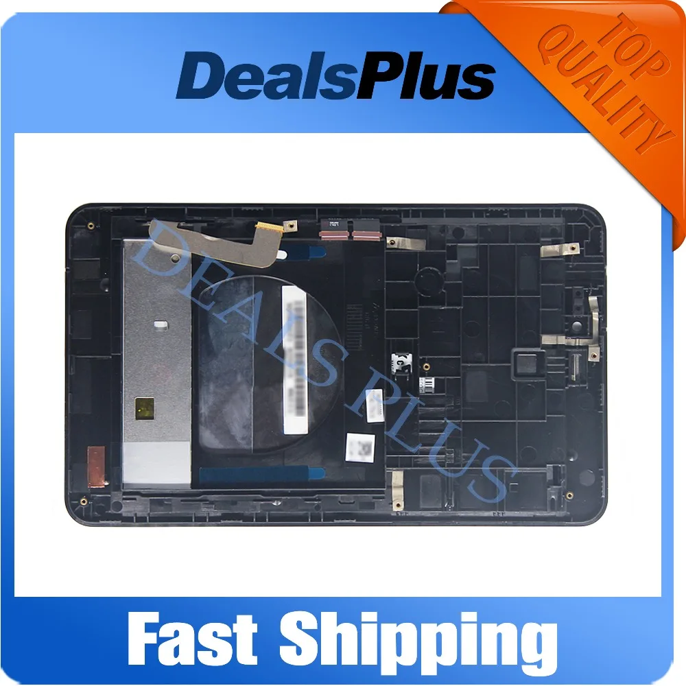 Replacement New LCD Display Touch Screen with Frame Assembly For Asus MeMO Pad HD7 ME175CG ME175 K00S K00Z Black Free Shipping 5pcs lot100% new original for zte grand memo 5 7 n5 u5 n9520 v9815 lcd display touch screen assembly free shipping 100% tested