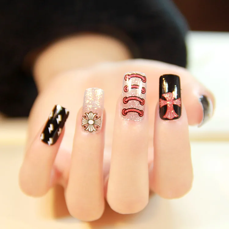 Latest Nail Art Designs 2017 For S In Stan Styleglow Aliexpress Whole 2016 New Arrival Mix 192 Style 3d Nail Sticker Foil 12 Tips Colorful Polish Wraps 200packs Lot From