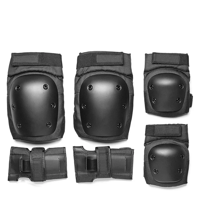 free shipping skate board safety 6 pieces in one set professional pads