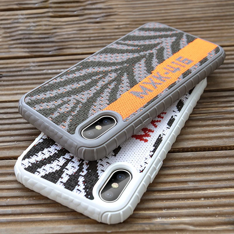 

XS Max XR Case Luxury Tide Brand Sneakers Phone case for iphone X XS XR MAX Protective 3D Silicone Protective Case Cover