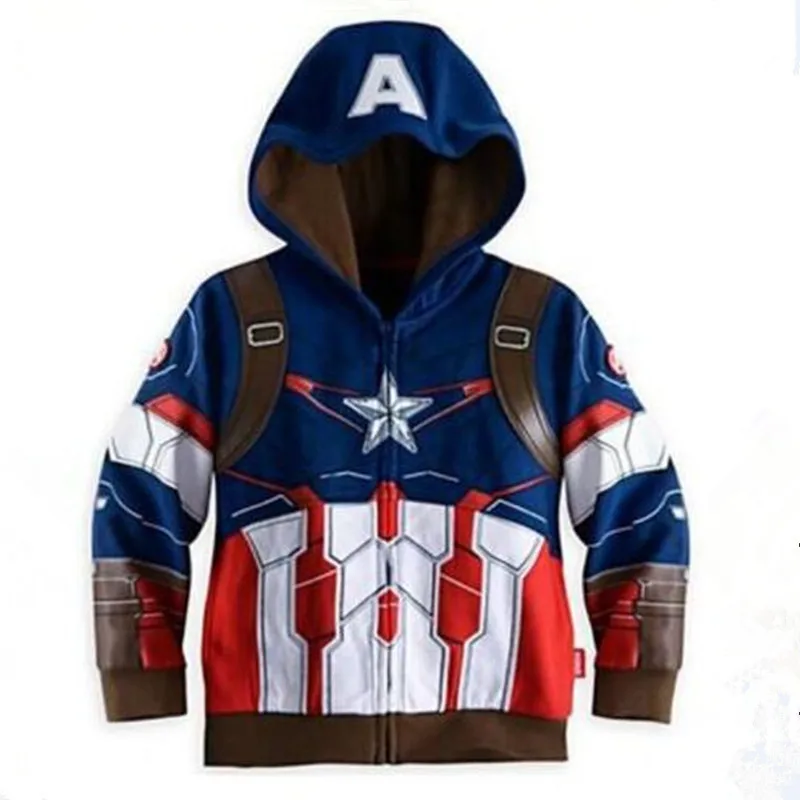 2019 Boys Hoodies Sweatshirts The Avengers Endgame Marvel Superhero Captain America Iron Man Thor H