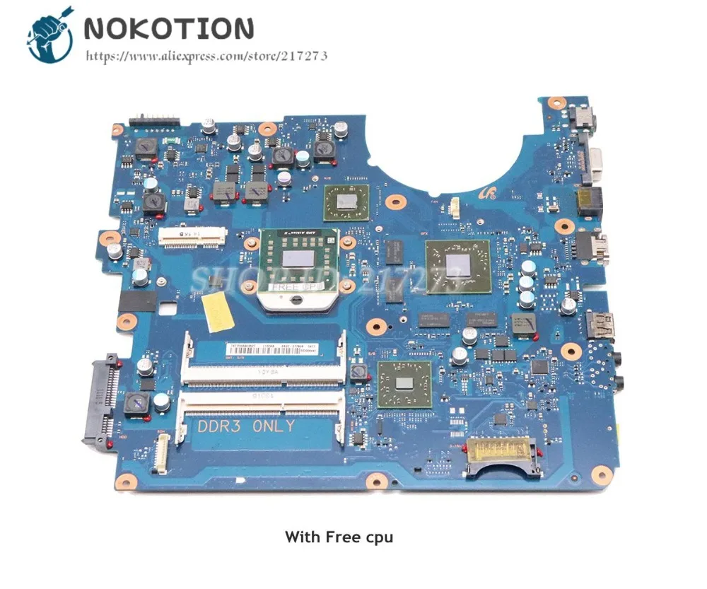 NOKOTION для samsung NP-R525 R525 Материнская плата ноутбука DDR3 HD6600M 1GB процессор BA41-01572A BA92-07786A BA92-07786B