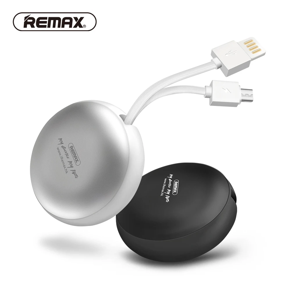 

Remax 2In1 Retractable Data Cable Micro USB Cable for Iphone8/7/6 Cable Type C for Samsung/xiaomi Portable Charging Cable