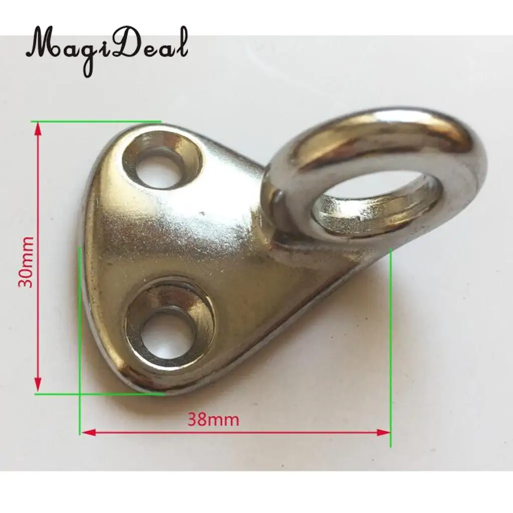 MagiDeal Marine Grade Stainless Steel Boat Hook Ring Anchor Chain Lock for Kayak Canoe Rafting Boating Dinghy Yacht Accessories