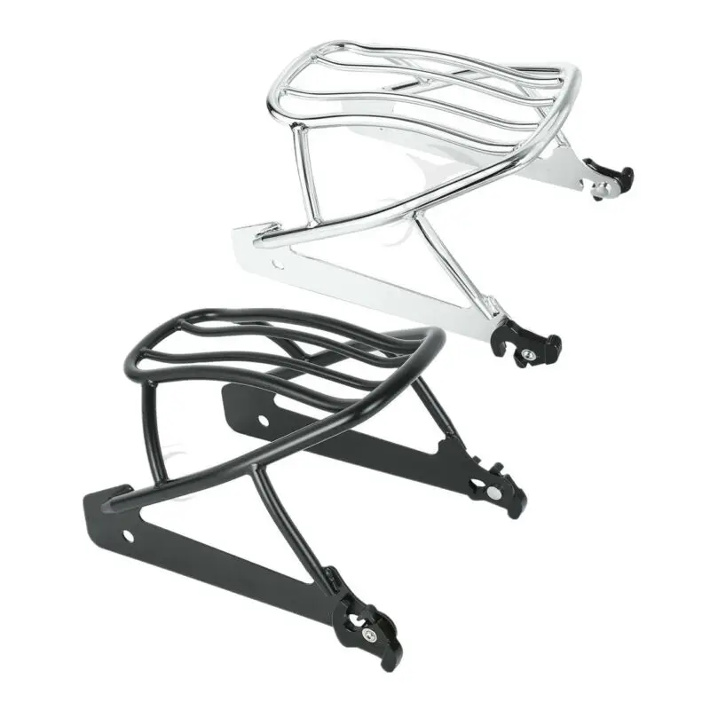 

Motorcycle Detachables Solo Luggage Rack Shelf For Harley Davidson Dyna Super Glide Custom