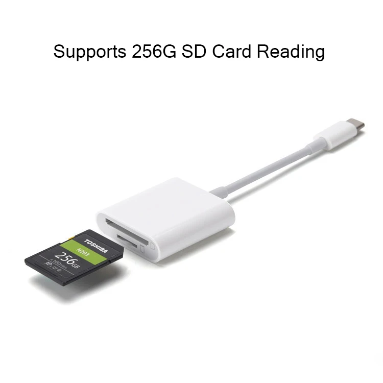 USB C TF SD Card Reader Digital Camera Kit Accessories Needn t APP All In 1 5