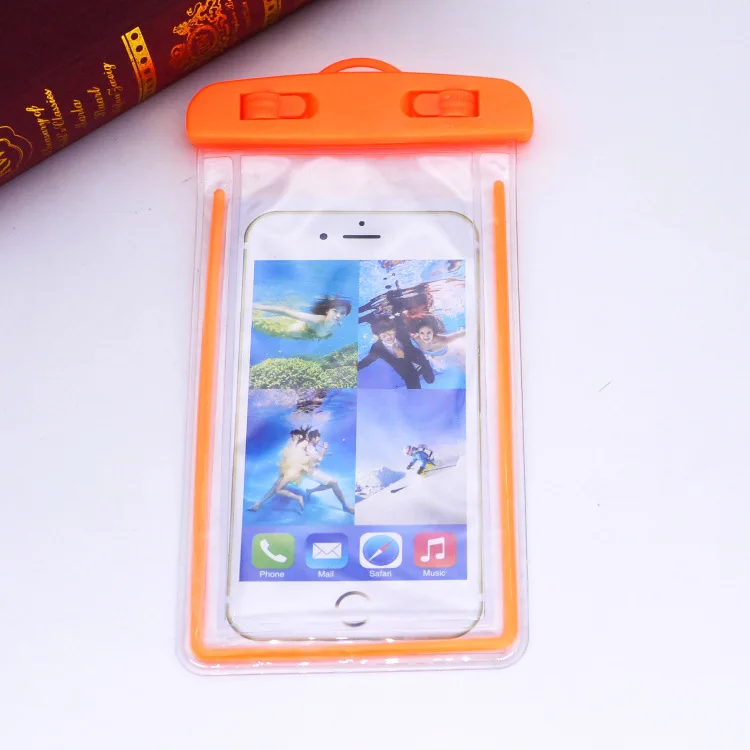 Swimming Bag Waterproof Bag with Luminous Underwater Pouch Phone Case for xiaomi series For iphone 6 6s 7 8 universal all models
