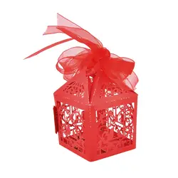 50 шт./компл. пересечения конфеты Коробки подарочные мешочки коробка для подарков для будущей матери для крещения ребенка на день рождения