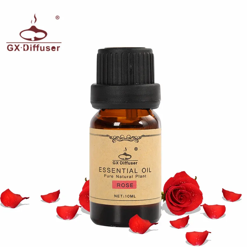 

GX.Diffuser 10ML Water-Soluble Essential Oils For Aromatherapy Diffuser Pure Rose & Lemon Oil Skin Care Natural Aromatherapy Oil