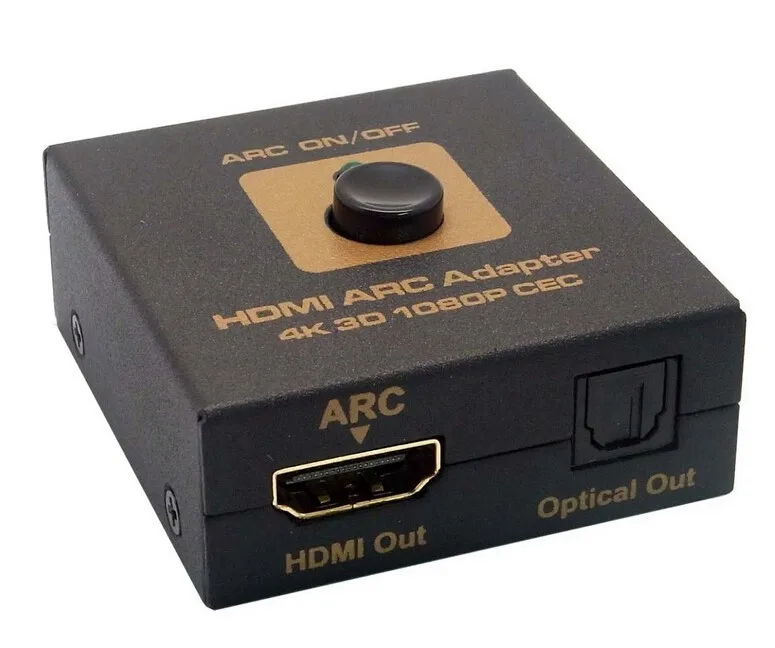 HDMI ARC адаптер конвертер HDMI аудио возвратный канал адаптер экстрактор конвертер сплиттер 4 к 3D с оптическим аудио выход