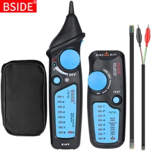 Network Cable Tracker Tester BSIDE FWT81 RJ45 RJ11 Telephone Wire Toner Ethernet LAN Tracer Analyzer Detector Line Finder MS6812 Network Cable Tracker Tester BSIDE FWT81 RJ45 RJ11 Telephone Wire Toner Ethernet LAN Tracer Analyzer Detector Line Finder MS6812