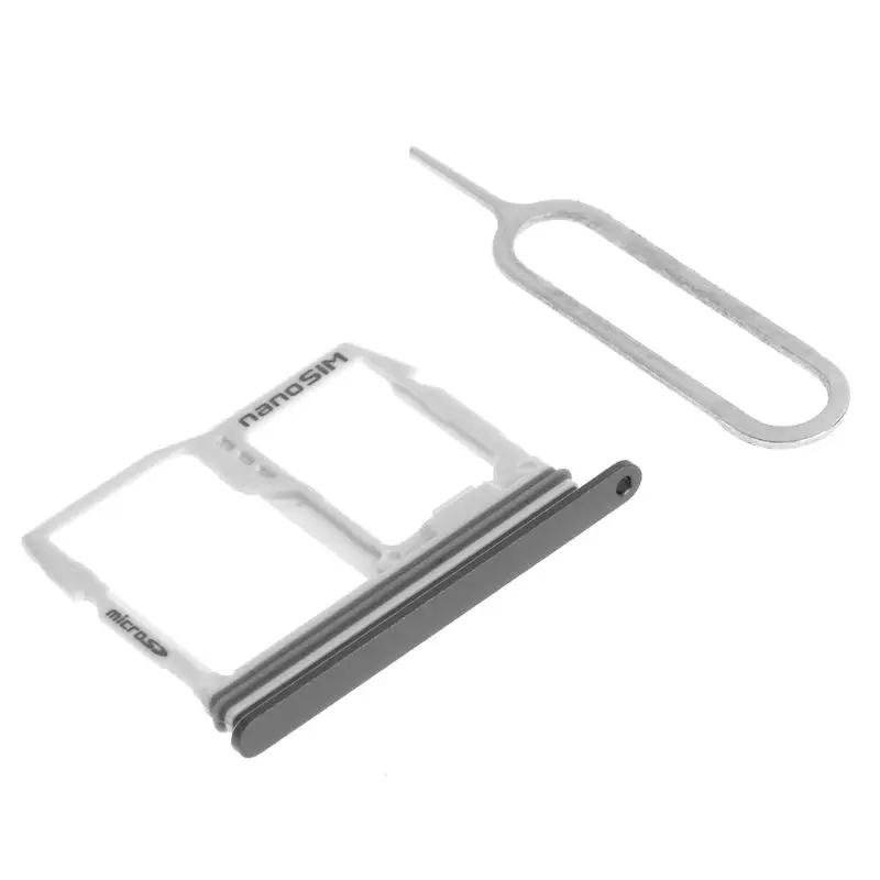 Черный Держатель лотка для sim-карты+ адаптер для карты памяти Micro SD для LG G6 US997 VS988 Новинка - Цвет: Черный