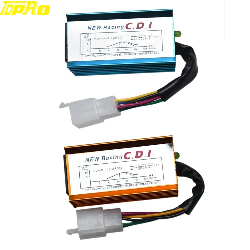 Tdpro 5 шпильки AC гоночный CDI зажигания квадратный штекер 12V коробка GY6 для 50cc 70cc 90cc 110cc 125cc 4-тактный мотоцикла Dirt Pit Bike