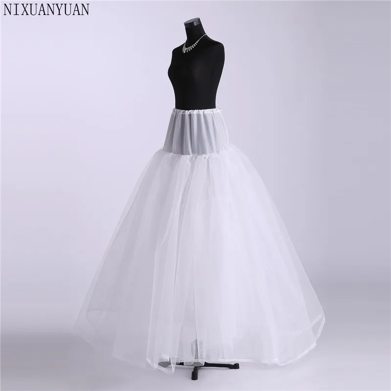 Новая линия 4-х слойный Тюль Свадебные Нижняя юбка, Кринолины для свадебное платье