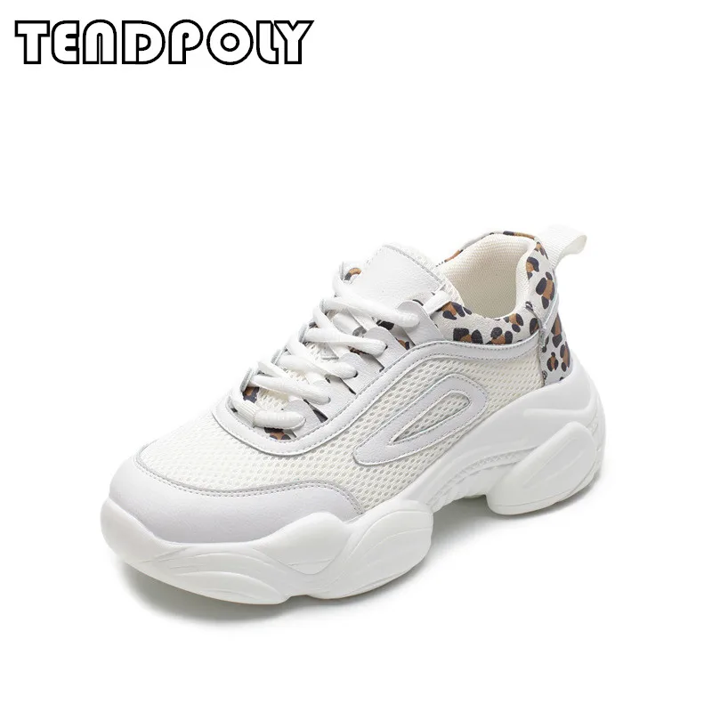 

New casual sports shoes summer hot mesh thick bottom increased women's shoes fashion comfortable soft wild women's single shoes