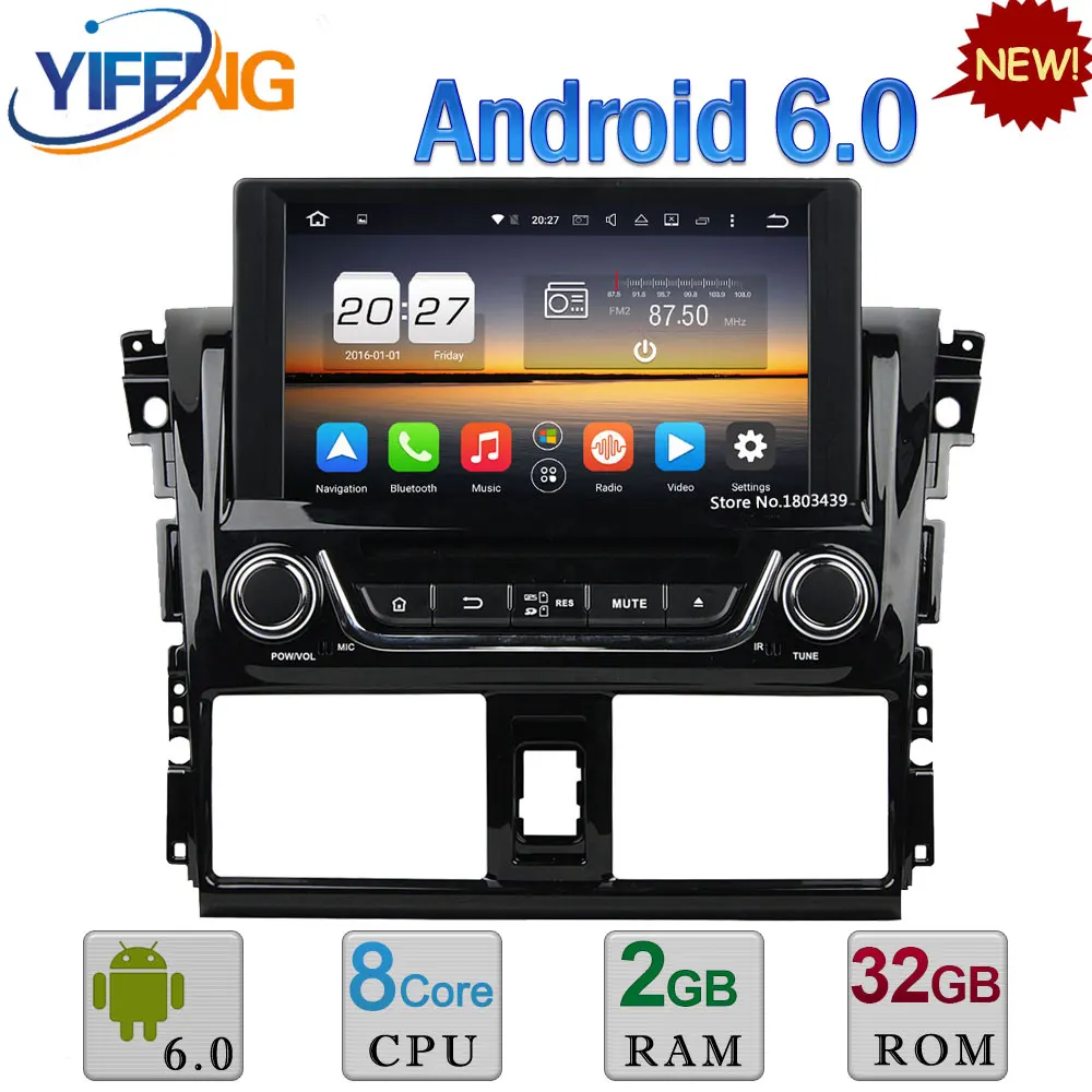 Octa Core WIFI 4G Android 6 0 4GB RAM 32GB ROM DAB FM AUX USB Car