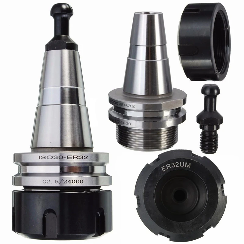 

EASY-3PCS metal ISO30 ER32 50 Balance Collet Chuck G2.5 24000rpm CNC Toolholder