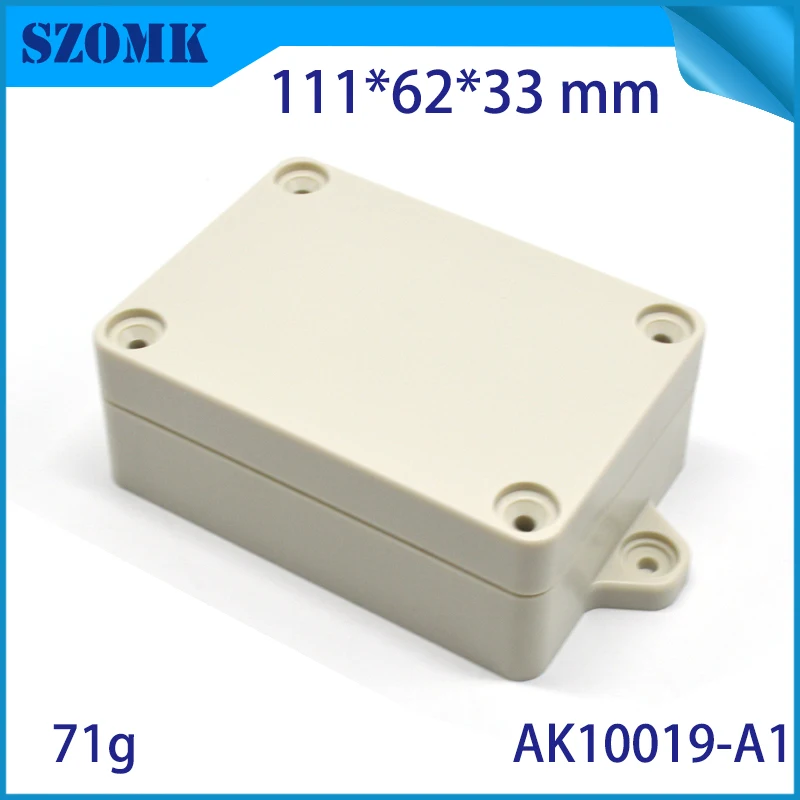 szomk waterproof plastic enclosure for electronics plastic case small instrument housing junction box customizable equipment enclosure IP68 waterpr housing  (3)