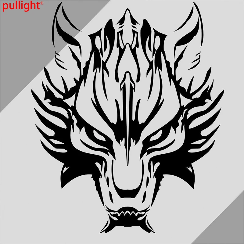 Car Wolf Head Hood decals Motorcycle Decal Vinyl Graphics stickersin