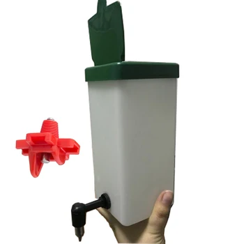 

Hamster, Rabbit, guinea pig, Parrot, Totoro, Chicken drinking water 0.5 L bottle Red Horizontal Side Chicken Nipples