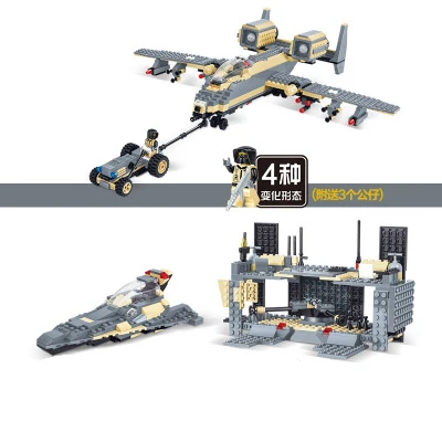 

29029 Military Counter StrikeAttack Aircraft Fighter Warship Army Base Building BlockBuilding Block For Kid Compatible Legoing