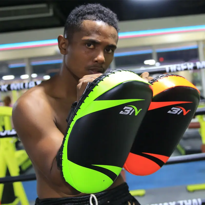 1 piece BN boxing Pads Professional PU LEATHER mma kick