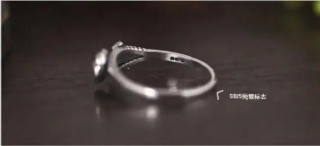 Новое 925 пробы Серебряное тайское модное серебро ювелирные изделия Индивидуальность Роза атмосфера изысканные аксессуары женское кольцо для открытия SR246