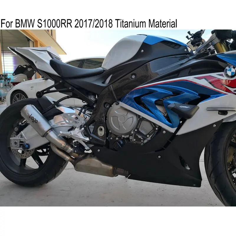 2018 nueva llegada de escape de la motocicleta para S1000RR 17 18 año olla echappement silencieux moto para S1000RR 2017