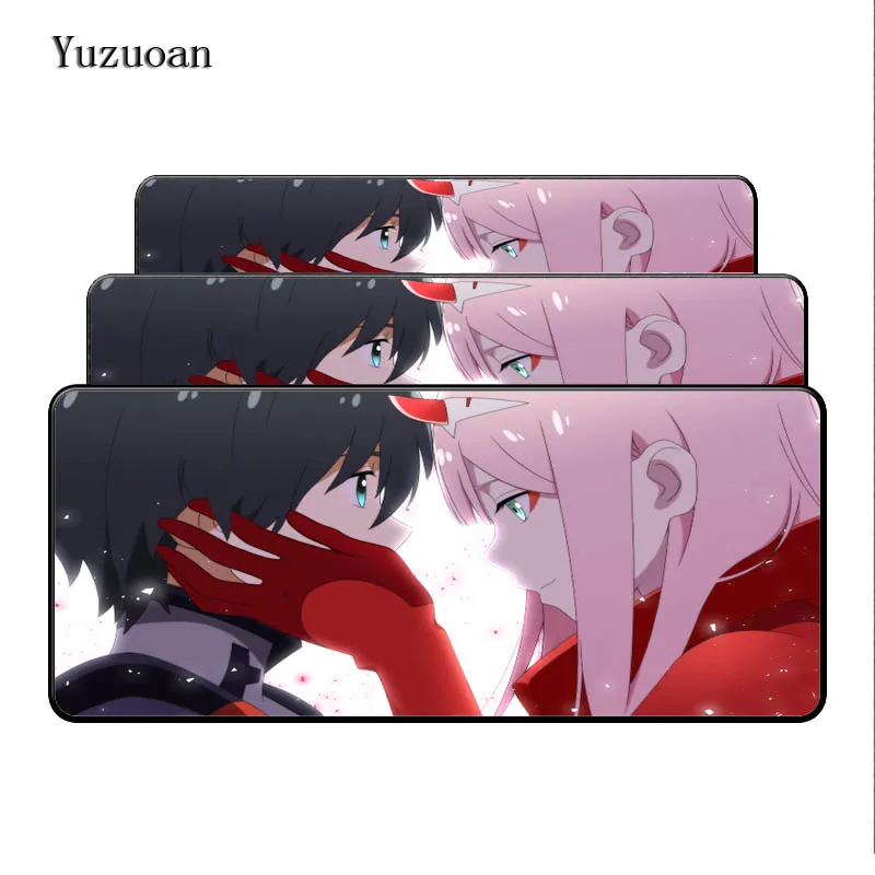 Коврик для мыши Yuzuoan Darling in the FranXX Аниме Notbook компьютерный коврик большой игровой