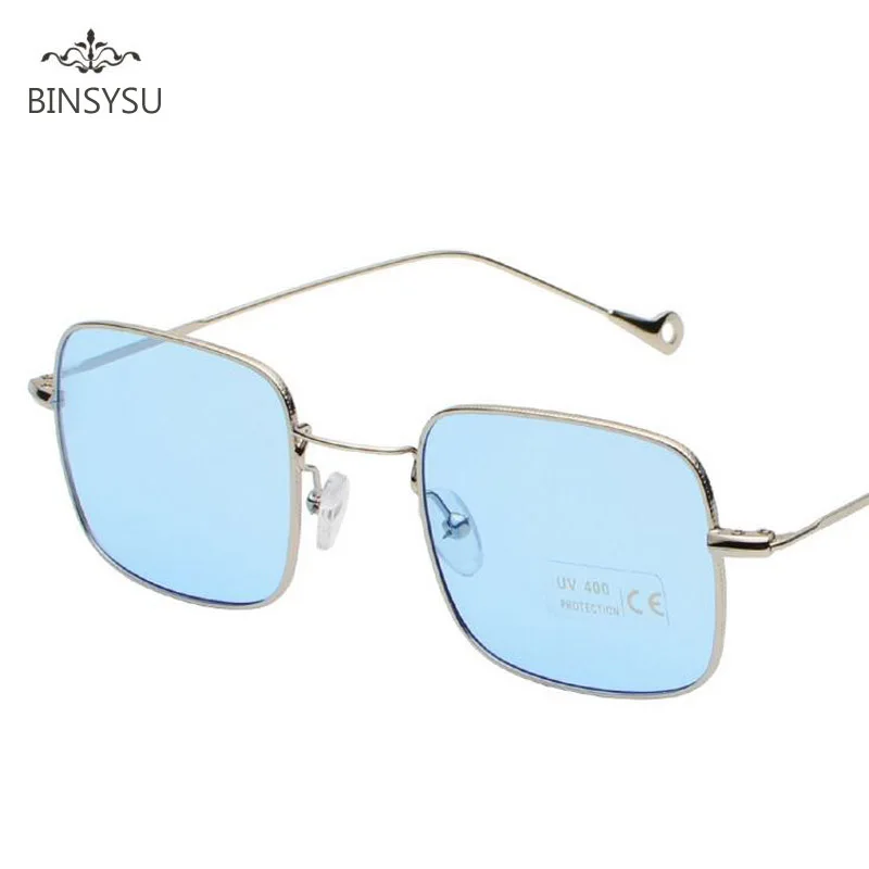 

Transparent Lens sunglasses Sunglasses Fashion Women Mens Metal Thin Frame Clear Sun Glasses Lady Square Mirrored Sunglasses