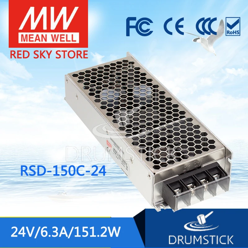 

MEAN WELL RSD-150C-24 24V 6.3A meanwell RSD-150 24V 151.2W Railway Single Output DC-DC Converter [Real4]