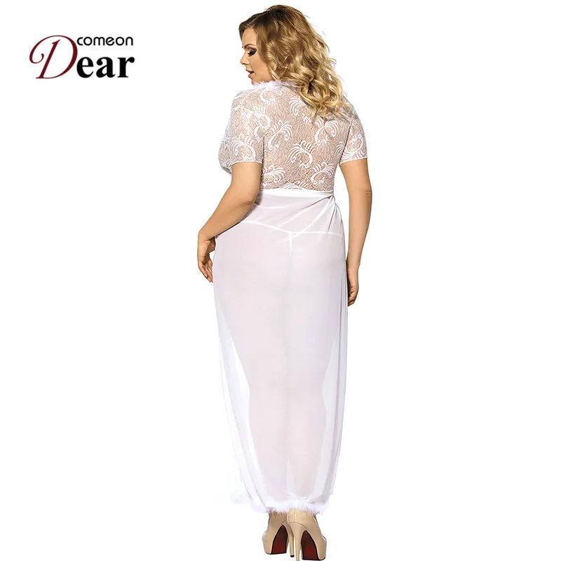 plus size glamour robe