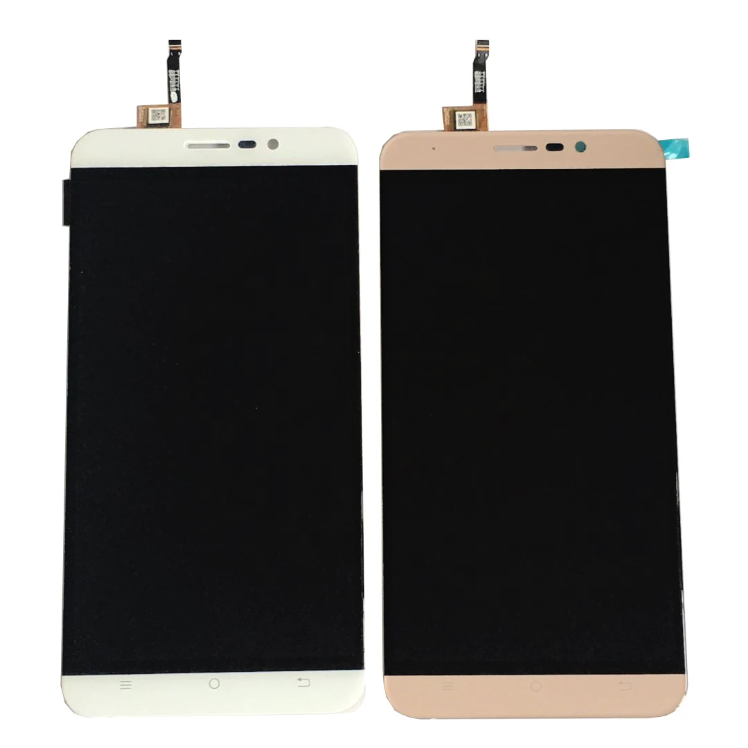 Skup 1 sztuk partia dla Cubot Dinosaur wyświetlacz LCD + ekran dotykowy wymiana Digitizer zgromadzenie biały złoty czarny kolor narzędzia 5.5 cal