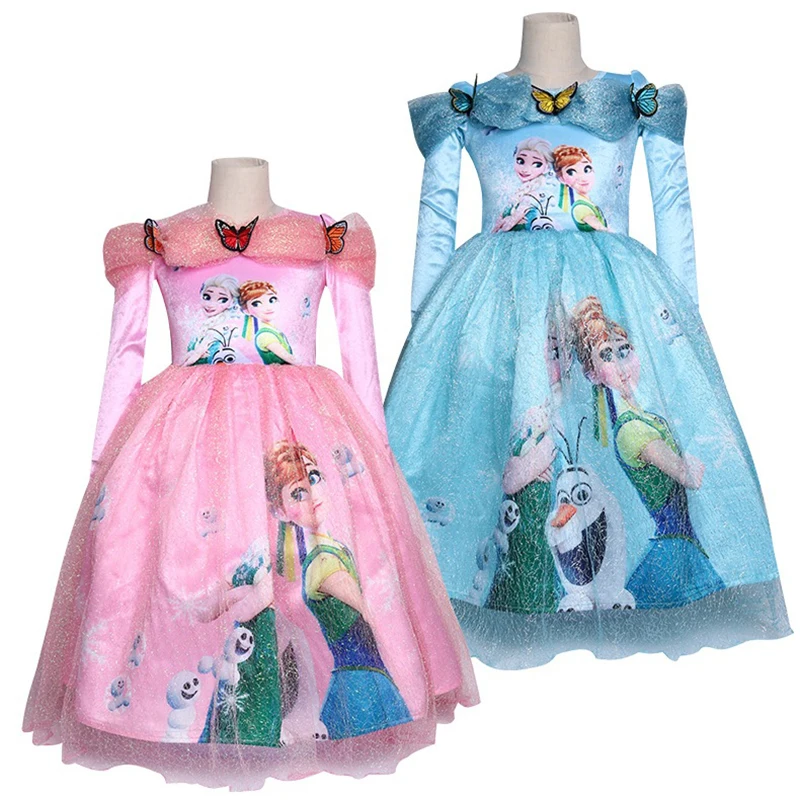 

Summer Princess Flower Girls Dresses for Wedding Birthday Party Embroidery Beading Kids Dresses for Girls Children Prom Costume
